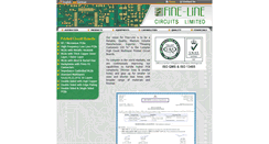 Desktop Screenshot of finelineindia.com